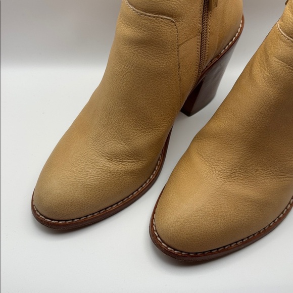 Loeffler Randall Ella Ankle Boots in Beach Leather Camel Color - Size 6 - Picture 2 of 14